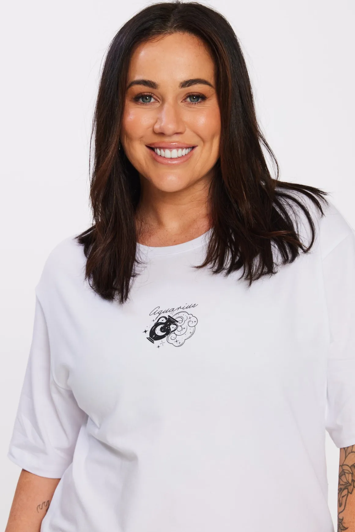 Aquarius Cropped T-Shirt