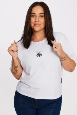 Aries Cropped T-Shirt