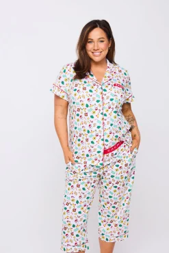 Aussie Down Under - Womens 3/4 Pant Set