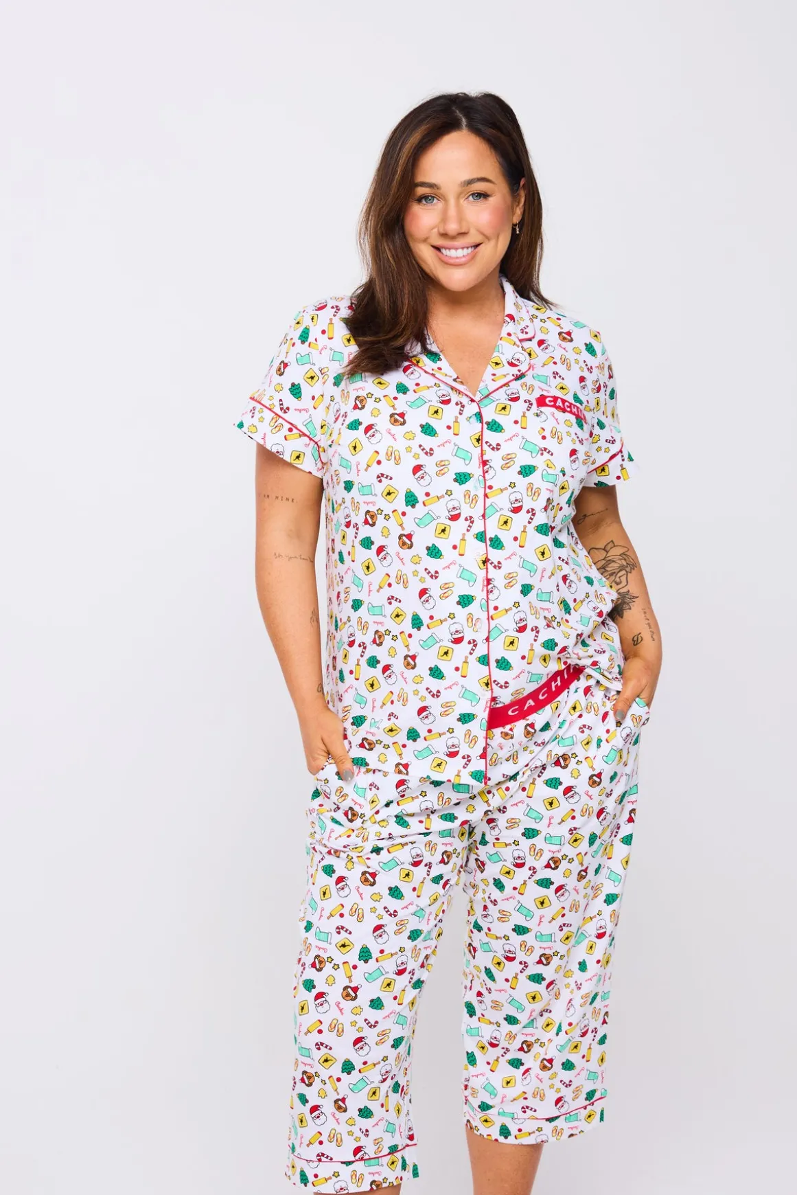 Aussie Down Under - Womens 3/4 Pant Set
