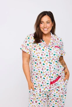 Aussie Down Under - Womens 3/4 Pant Set