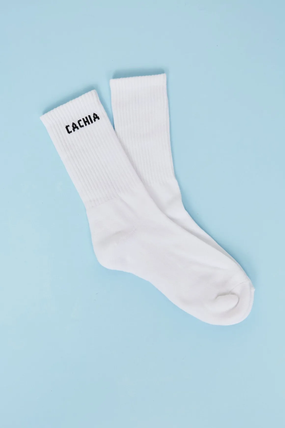 Cachia Crew Sock - White