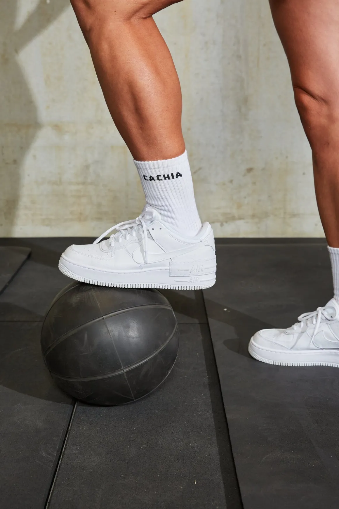 Cachia Crew Sock - White