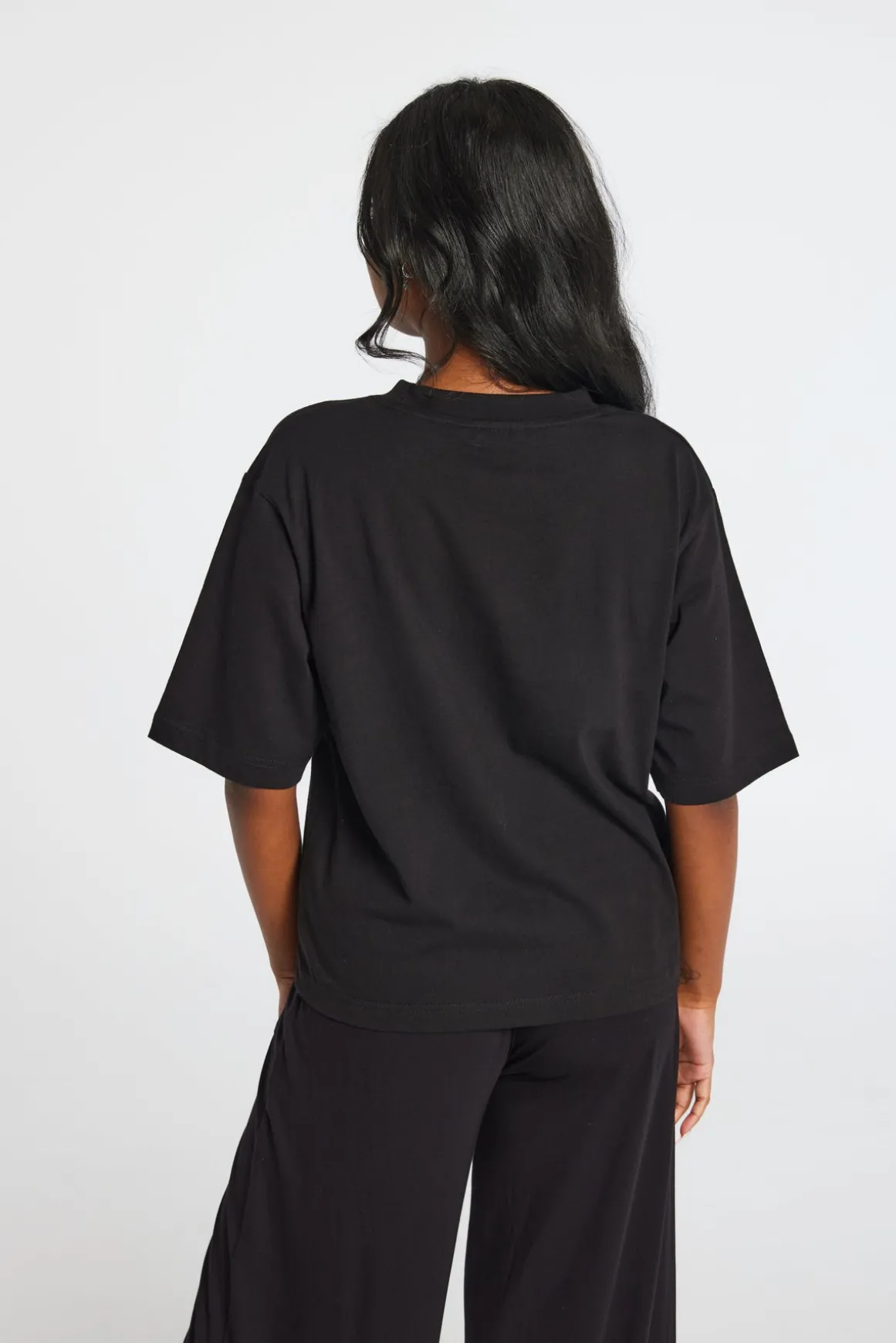 Cotton Jersey Cropped T-Shirt