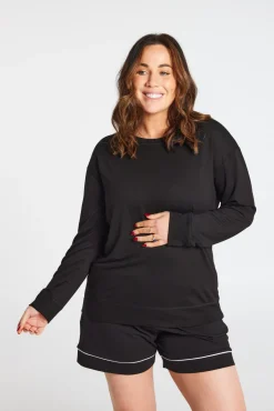 French Terry Long Sleeve Top