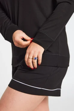 French Terry Long Sleeve Top