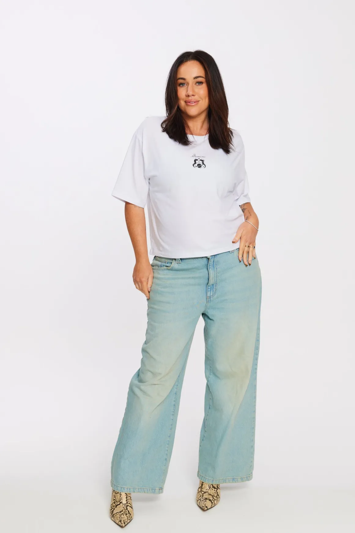 Gemini Cropped T-Shirt