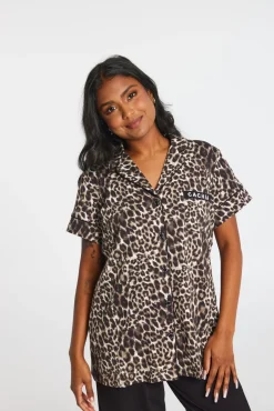 Gigi Short Sleeve Button Up Top