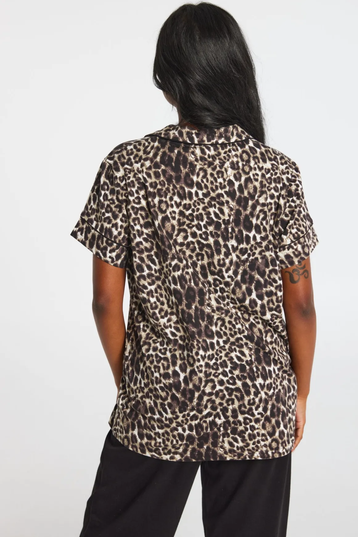 Gigi Short Sleeve Button Up Top