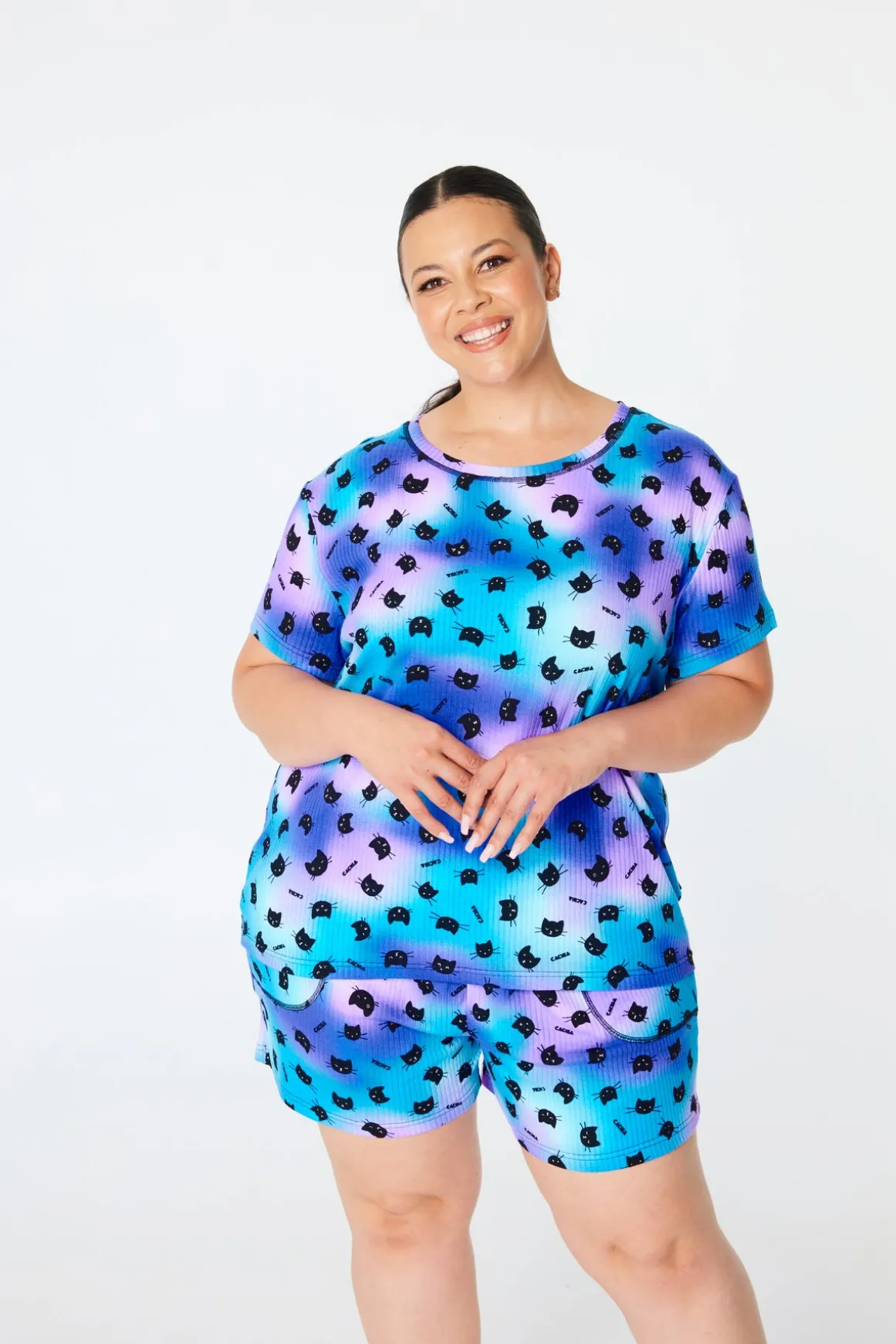 Kitty Womens Pj Set