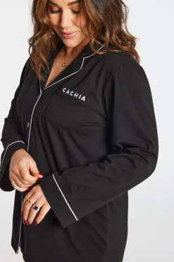 LB Long Sleeve Button Up Top