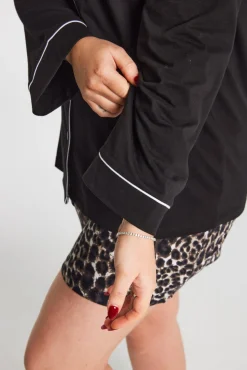 LB Long Sleeve Button Up Top