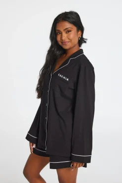 LB Long Sleeve Button Up Top