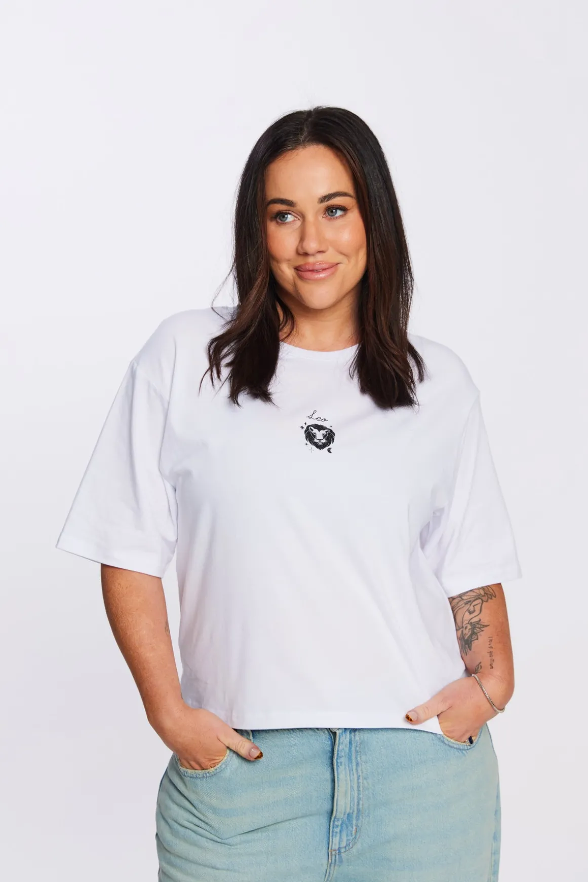 Leo Cropped T-Shirt