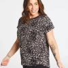 Nala Short Sleeve Waffle Top