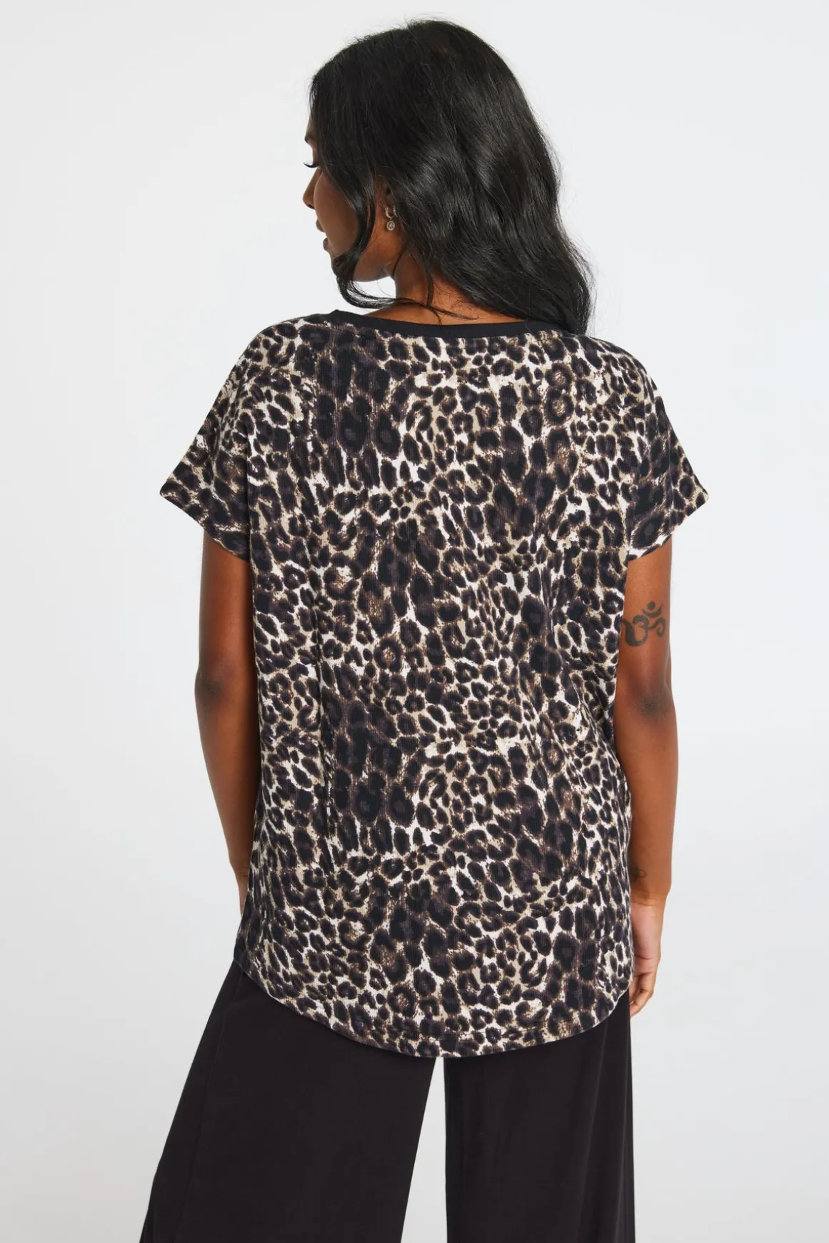 Nala Short Sleeve Waffle Top