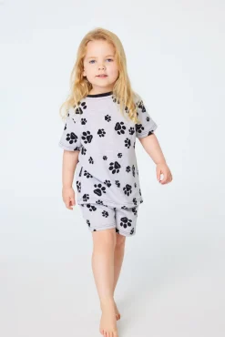 Paws Pj Set - Mini