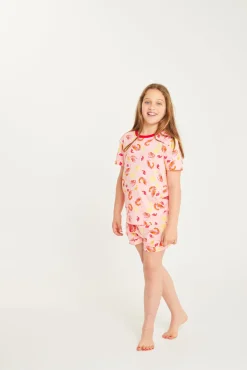 Shrimp on the Barbie - Kids Peach Set