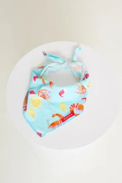 Shrimp on the Barbie Mint Pet Bandana